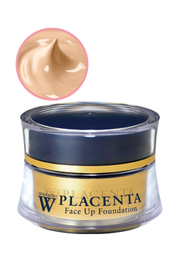 北海道Wプラセンタ フェイスアップ ファンデーション ナチュラル 25g